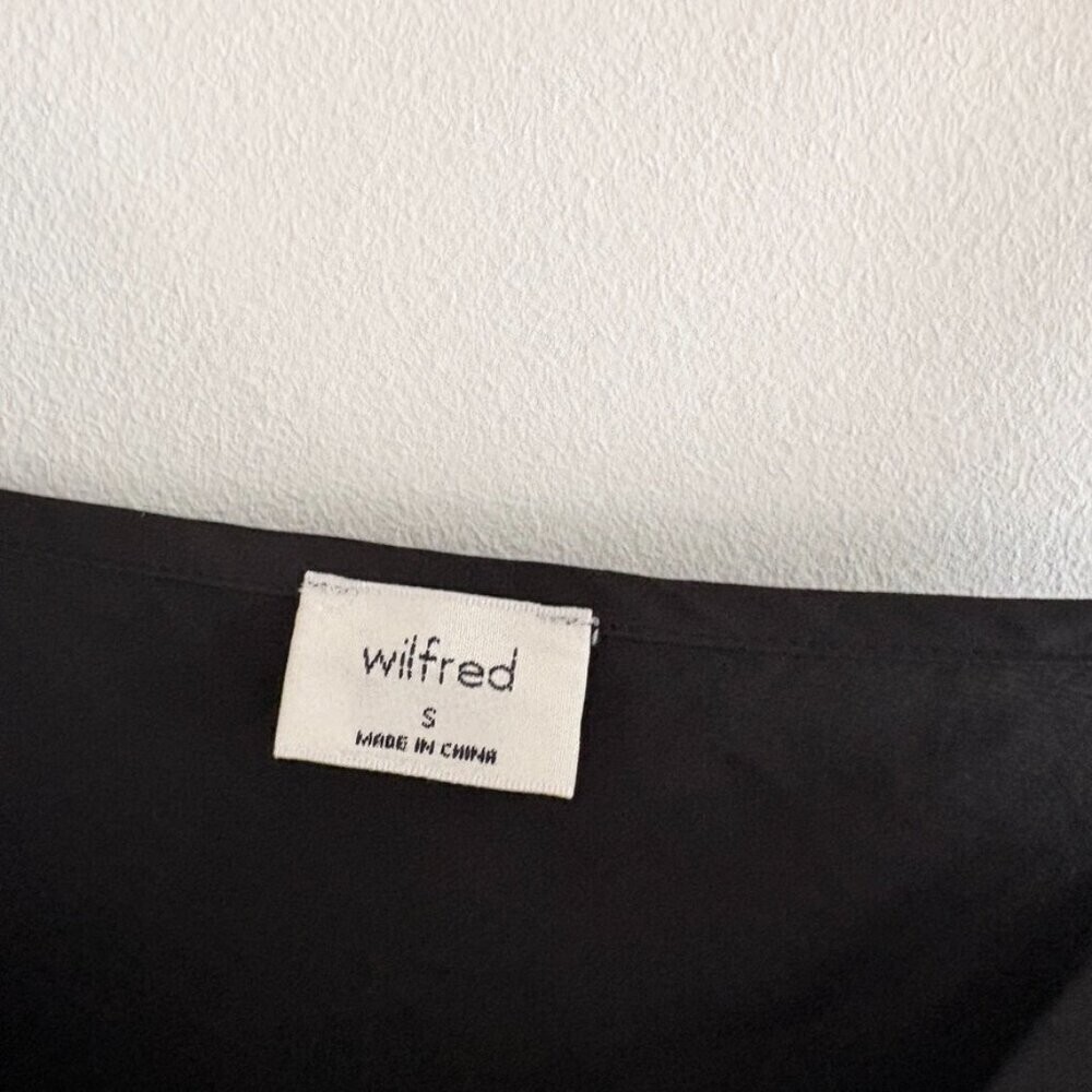 Aritzia Wilfred Mini Only Slip Dress Black Size Small - Picture 6 of 7